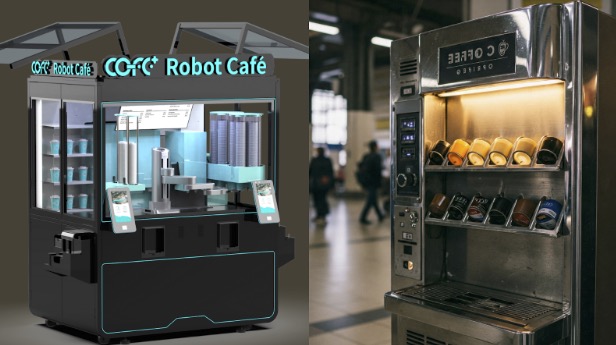 Top robot barista Top robot coffee kiosk High-quality robot coffee kiosk Best robot coffee business Sale
